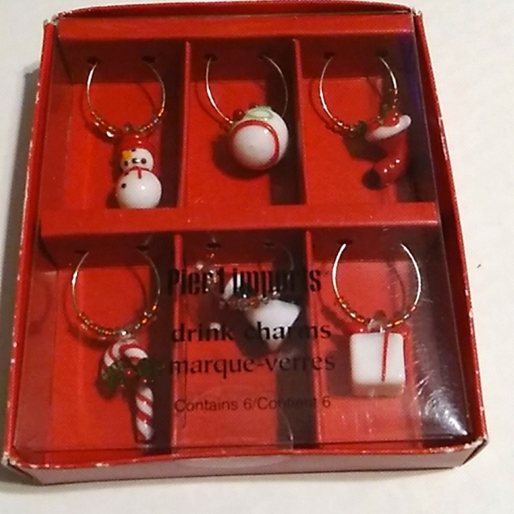 New Pier 1 Drink Charms (6 piece set)